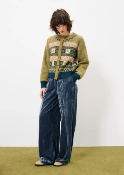 MEGANE Green Cardigan