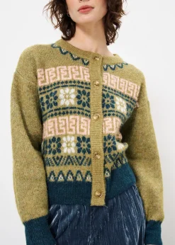 MEGANE Green Cardigan