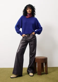 NAICHA Blue Sweater