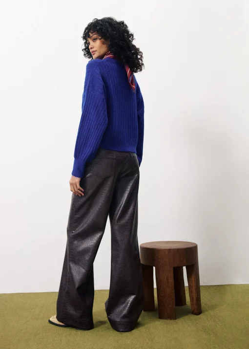 NAICHA Blue Sweater