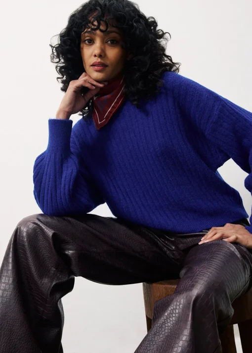 NAICHA Blue Sweater