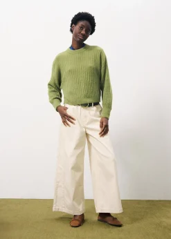 NAICHA Green Sweater