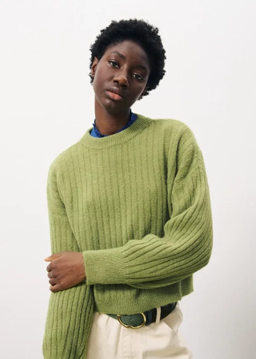 NAICHA Green Sweater