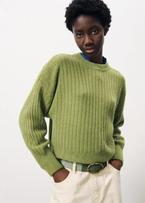 NAICHA Green Sweater