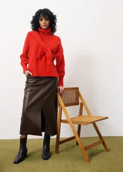 NASSIA Brown Skirt