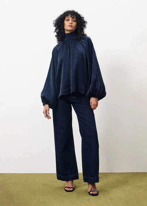 NIKA Blue Blouse