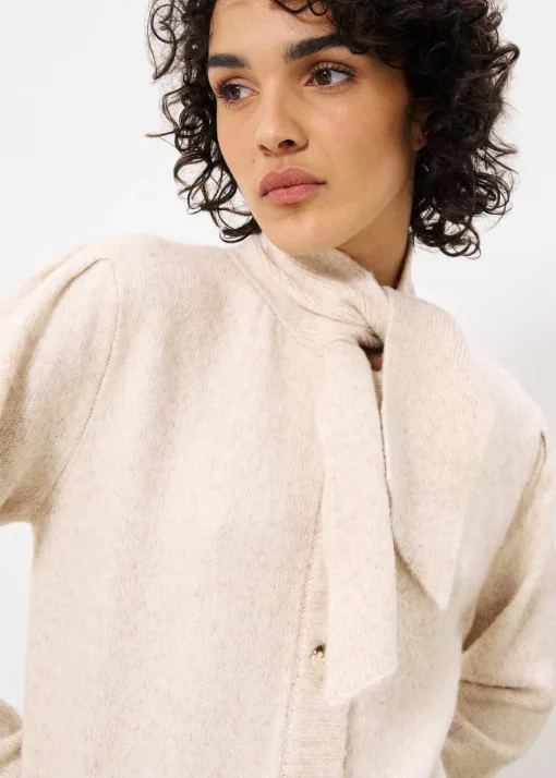 PERLINE Beige Cardigan