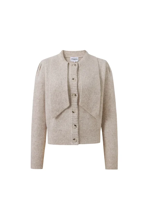 PERLINE Beige Cardigan
