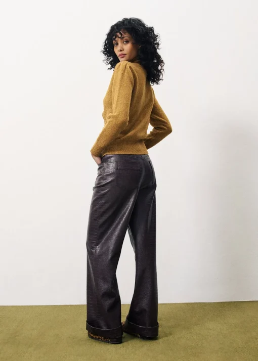 PERLINE Brown Sweater