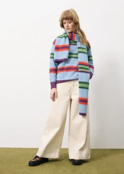 PHOEBY Blue Scarf