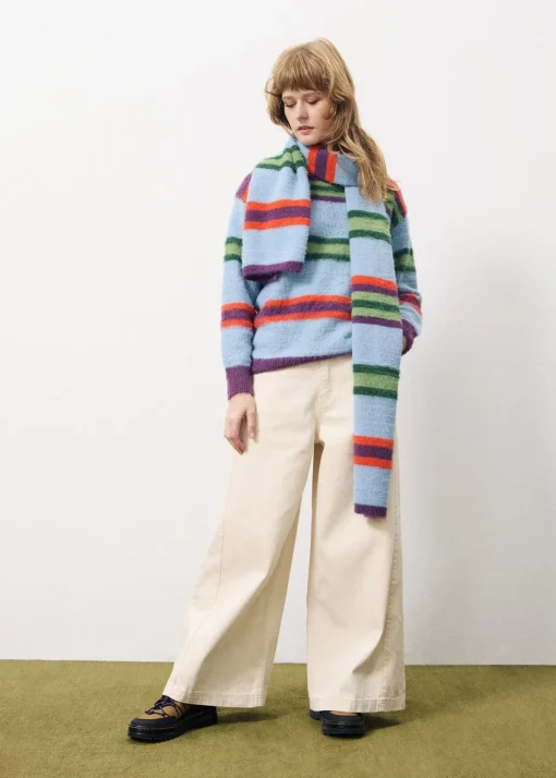 PHOEBY Blue Scarf