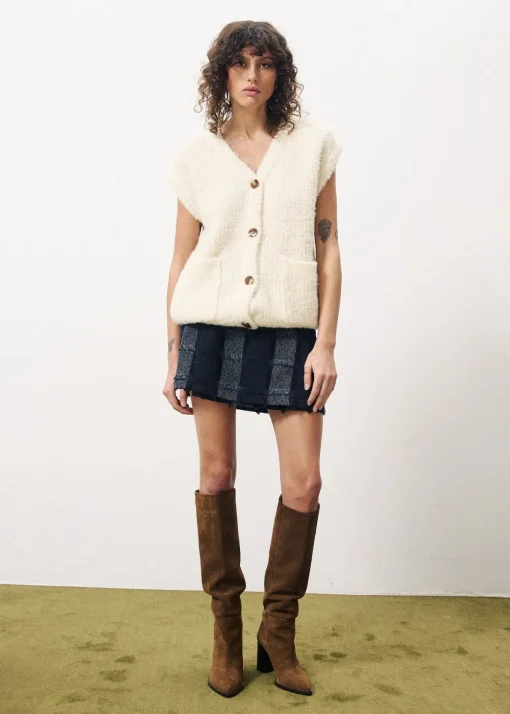 ROMANE Blue Skirt