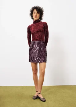 ROMANE Red Skirt