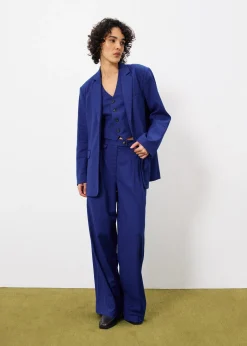 SAMIRA Blue Blazer