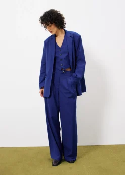 SAMIRA Blue Blazer