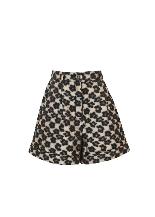 SHANI Brown Shorts