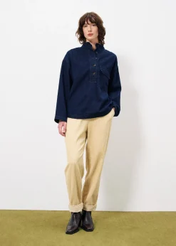 SOLAINE Blue Top