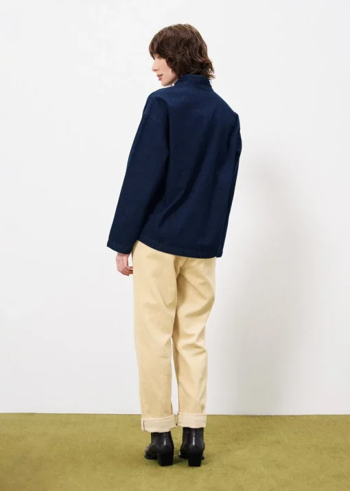 SOLAINE Blue Top