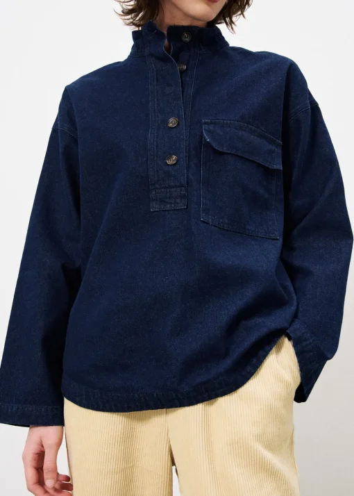 SOLAINE Blue Top