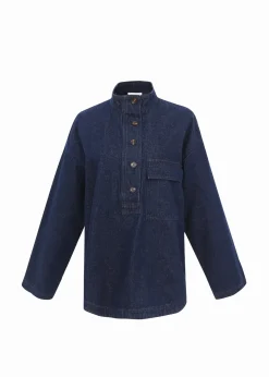 SOLAINE Blue Top