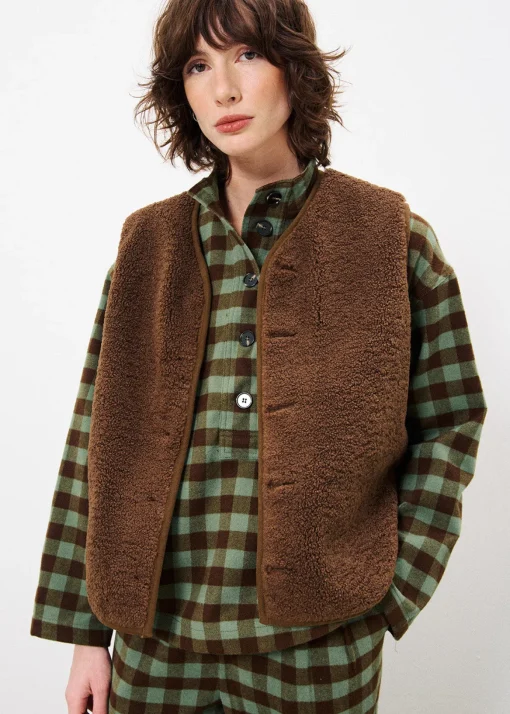 SOLAINE Green Blouse